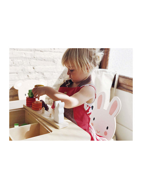 Forest Kinder Tischset mit Stühlen aus Holz Mehrfarbig Tender Leaf Toys