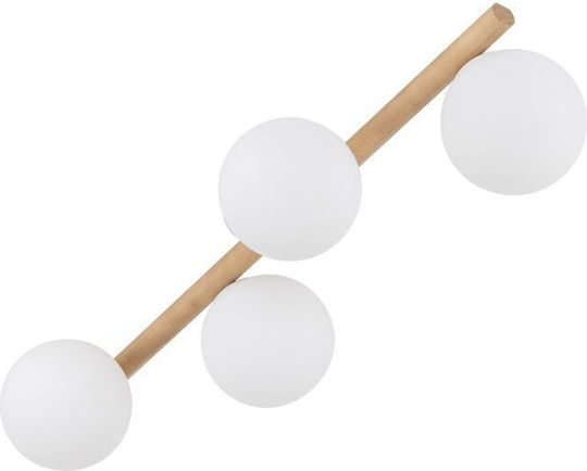 TK Lighting Таванно осветление 65бр Бяла с Фасунга G9