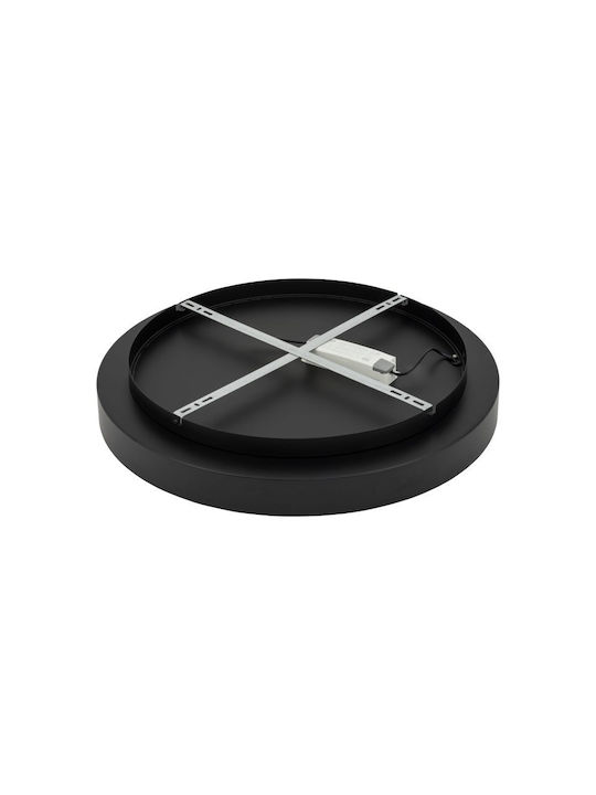 Nowodvorski Deckenleuchte 60cm Schwarz mit Integrierter LED