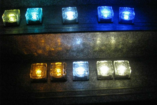 Factory Street Solar Light with Warm White Light 3000K IP66 10cmx10cmx5cmcm