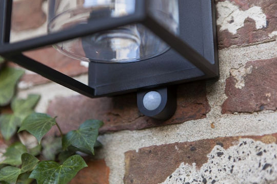 Lutec Flair Straßen-Solarleuchte 2W 200lm Warmes Weiß 2700K mit Bewegungssensor IP44 13.8cmx12cmx28.5cmcm
