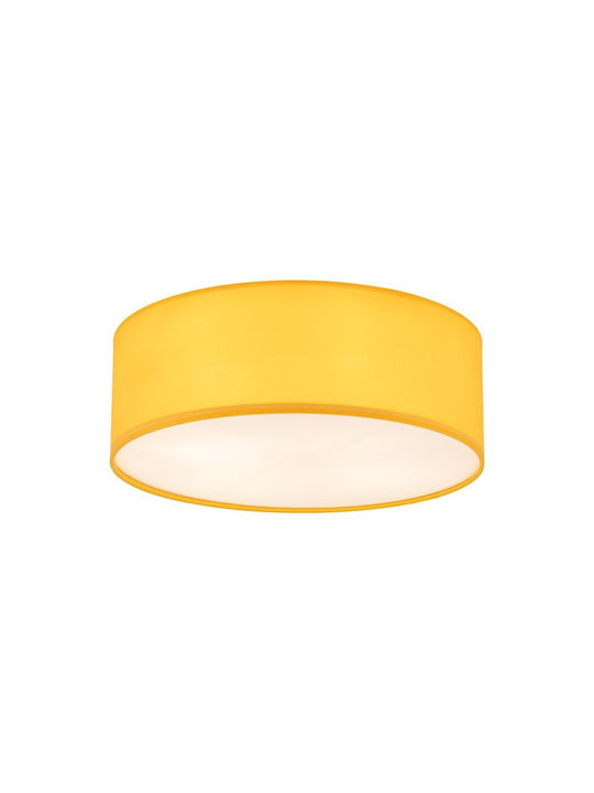 TK Lighting Πλαφονιέρα Οροφής 38εκ. Πορτοκαλί με Ντουί E27