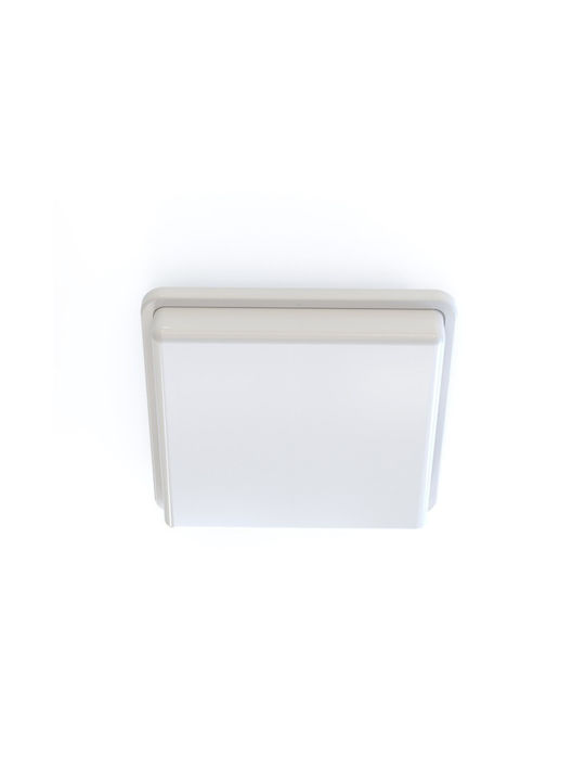 Nowodvorski Tahoe I Ceiling Mount Light Bathroom 25cm Black with Socket E27