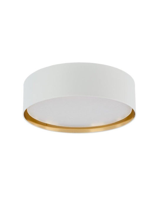 TK Lighting Ceiling Mount Light 60cm Black with Socket E27