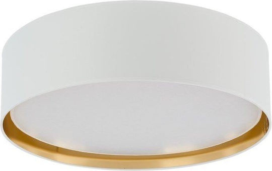 TK Lighting Deckenleuchte 60cm Schwarz mit Fassung E27