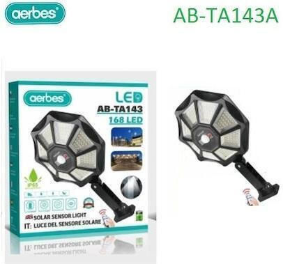 Aerbes Street Solar Light with Motion Sensor, Photocell and Remote Control IP65