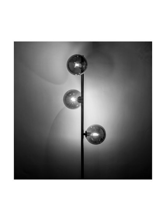 TK Lighting Estera Φωτιστικό Δαπέδου Υ151xΜ30εκ. με Ντουί για Λαμπτήρα G9 Γκρι
