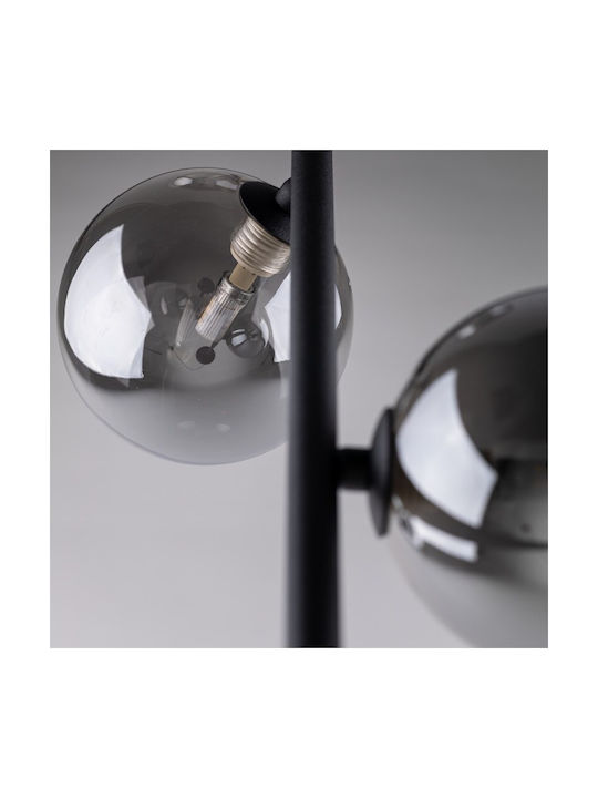 TK Lighting Estera Φωτιστικό Δαπέδου Υ151xΜ30εκ. με Ντουί για Λαμπτήρα G9 Γκρι