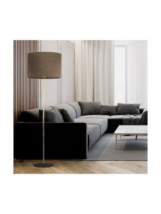 TK Lighting Umberto Φωτιστικό Δαπέδου Υ150xΜ50εκ. με Ντουί για Λαμπτήρα E27 Καφέ