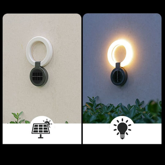 Redled Aufgespießt Solarleuchte 1W 50lm mit Warmes Weiß Licht 3000K IP65 15.5cmx5.5cmcm