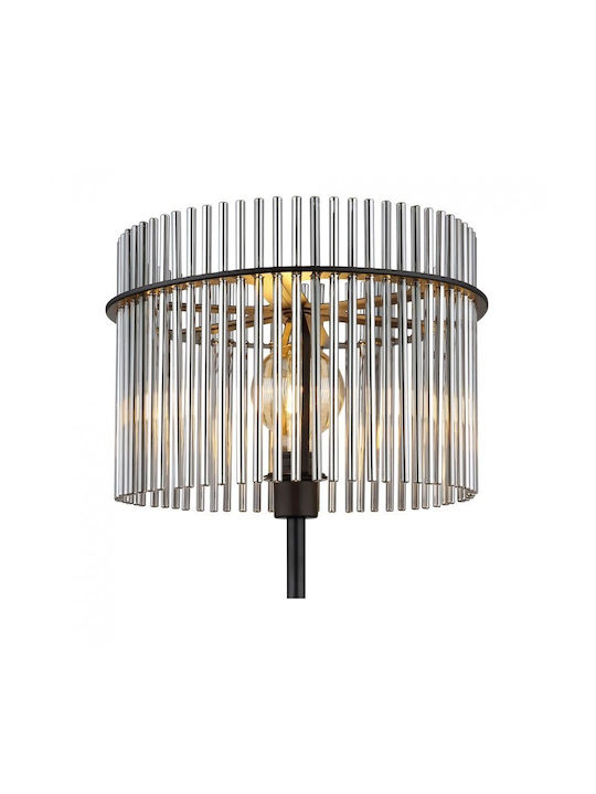 Globo Lighting Floor Lamp H152xW38cm. with Socket for Bulb E27 Gold
