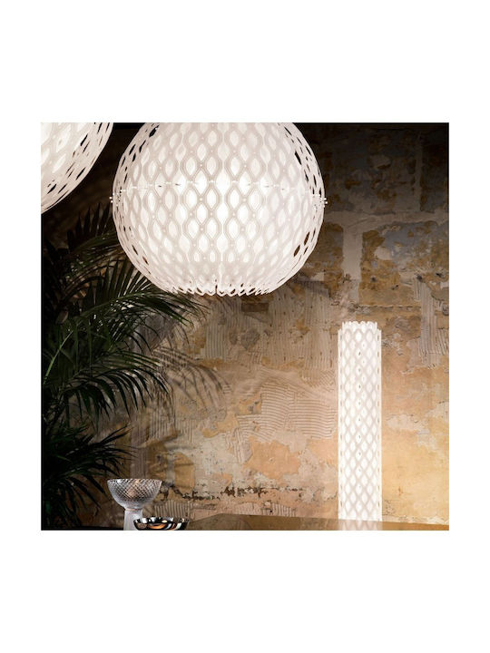 Slamp Led Charlotte Floor Φωτιστικό Δαπέδου Υ182xΜ32εκ. με Ντουί για Λαμπτήρα E27 Λευκό