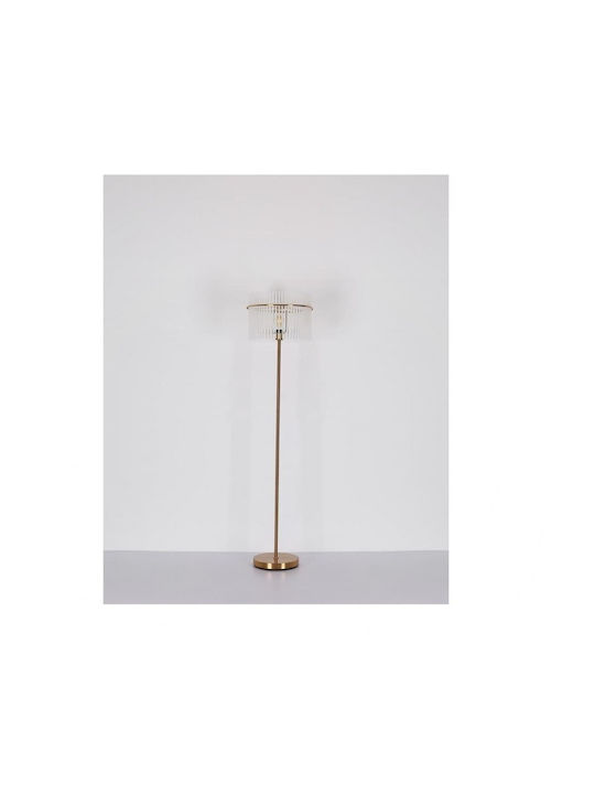 Globo Lighting Floor Lamp H152xW38cm. with Socket for Bulb E27 Black