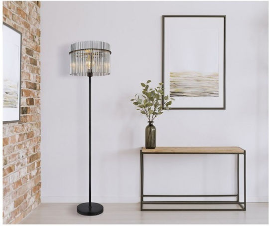 Globo Lighting Φωτιστικό Δαπέδου Υ152xΜ38εκ. με Ντουί για Λαμπτήρα E27 Μαύρο