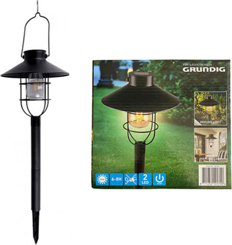 Grundig Hanging Solar Light Traffic Light with Warm White Light 22x64x64cm