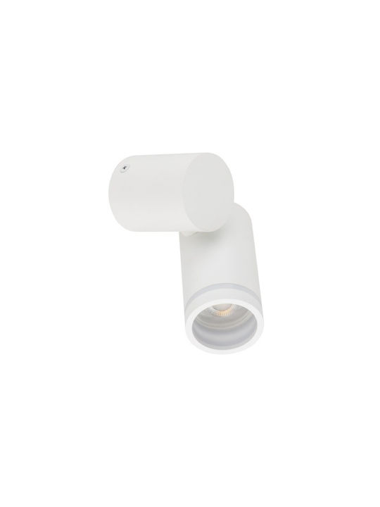 TK Lighting Single Spot with Socket GU10 in White Color
