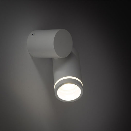 TK Lighting Μονό Σποτ με Ντουί GU10 σε Λευκό Χρώμα