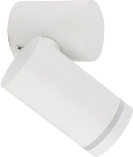 TK Lighting Μονό Σποτ με Ντουί GU10 σε Λευκό Χρώμα