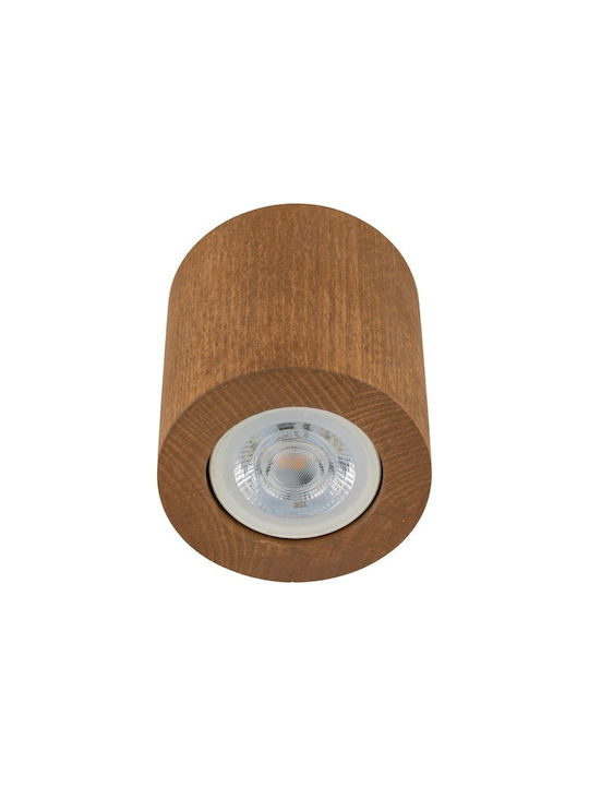 TK Lighting Μονό Σποτ με Ντουί GU10 σε Μπεζ Χρώμα