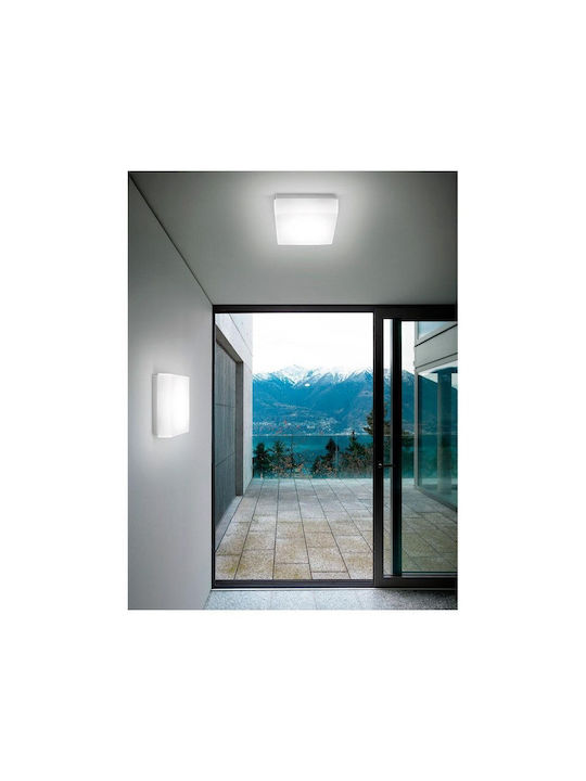 Zafferano Deckenleuchte 18cm Weiß mit Integrierter LED