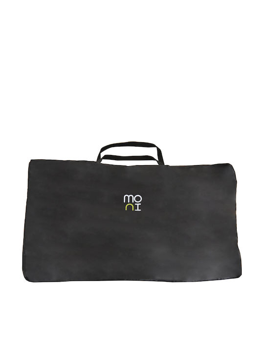 Moni Cradle with Mattress, Side Opening, and Wheels Gray