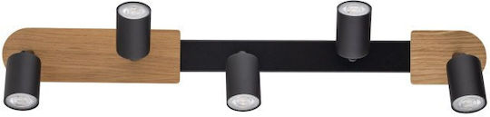 TK Lighting Σποτ με 5 Φώτα και με Ντουί GU10 σε Λευκό Χρώμα
