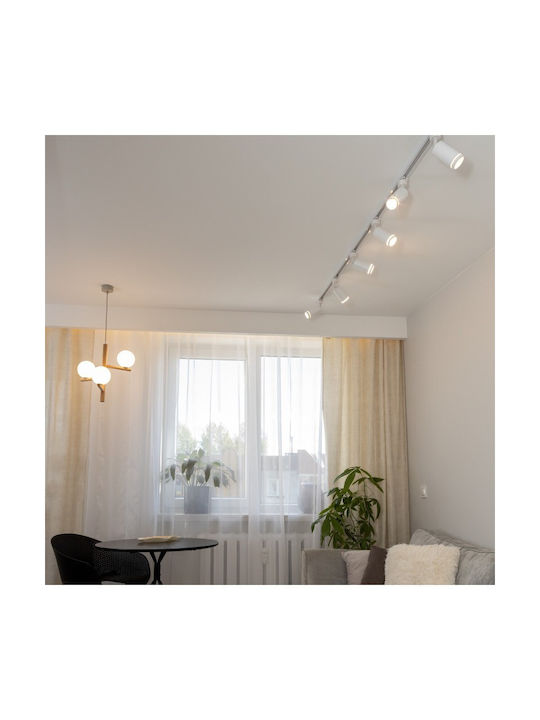 TK Lighting Μονό Σποτ με Ντουί GU10 σε Λευκό Χρώμα