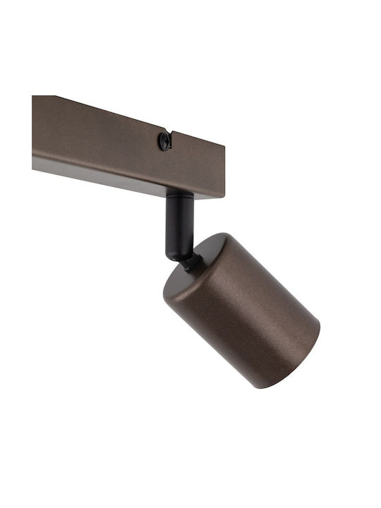 TK Lighting Double Spot with Socket GU10 in Black Color