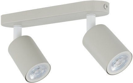 TK Lighting Διπλό Σποτ με Ντουί GU10 σε Μπεζ Χρώμα