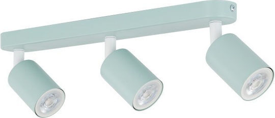 TK Lighting Τριπλό Σποτ με Ντουί GU10 σε Ροζ Χρώμα