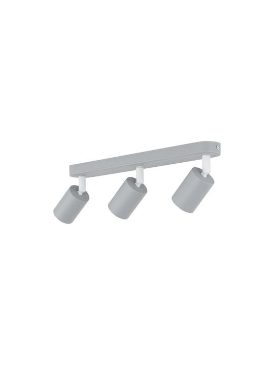 TK Lighting Тройно Спот с Цокъл GU10 в Розов Цвят