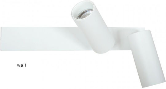 Gekas Double LED Warm White Spot in White Color
