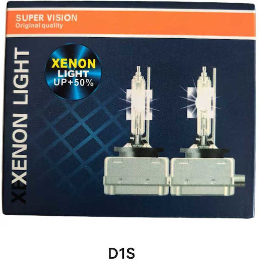 Lamps Car D1S Xenon 6000K Cold White 12V 35W 1pcs