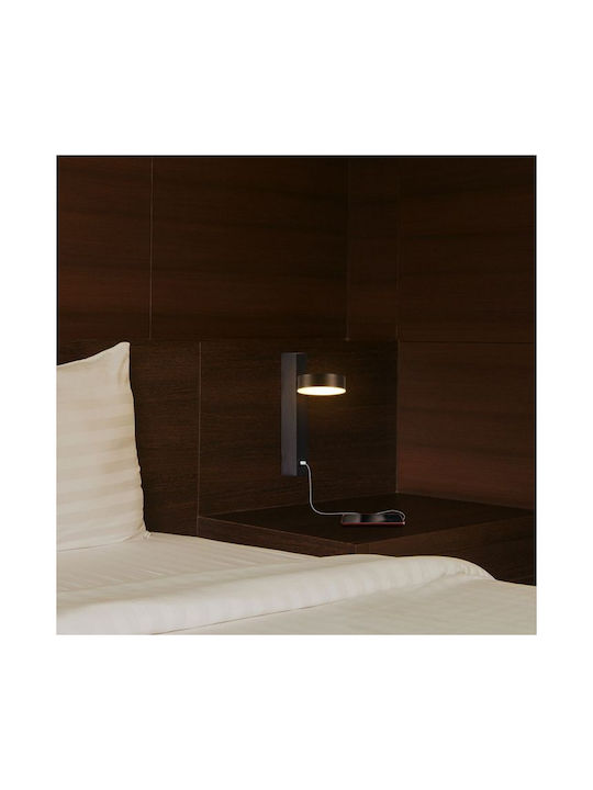 V-TAC Single LED Warm White Spot in Black Color