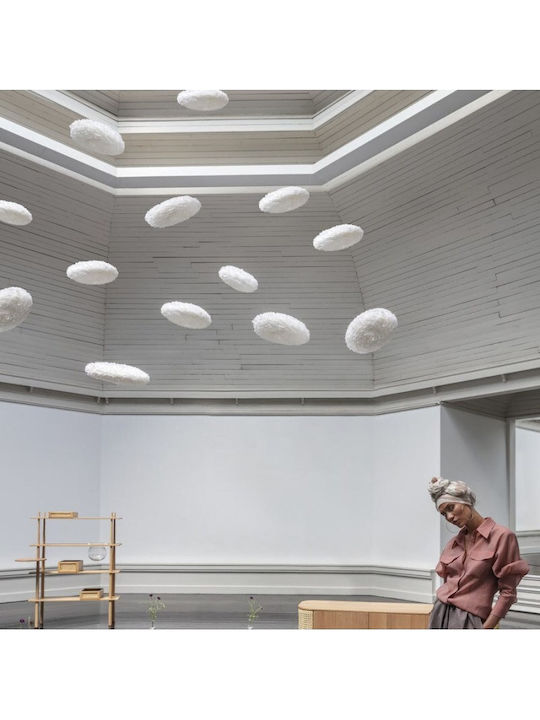 Lampschirm 1xE27 Gänsefedern Wolke 79cm Eos Esther Umage 2348 Weiß