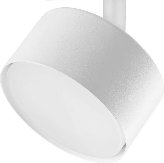 TK Lighting Μονό Σποτ με Ντουί GX53 σε Λευκό Χρώμα