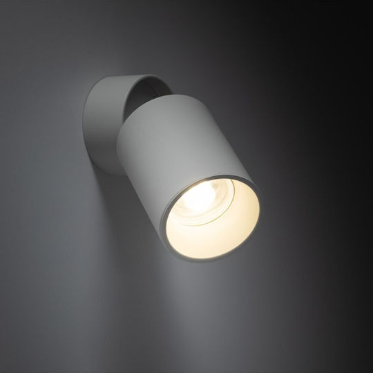 TK Lighting Μονό Σποτ με Ντουί GU10 σε Μαύρο Χρώμα