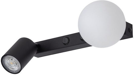 TK Lighting Μονό Σποτ με Ντουί G9 σε Μαύρο Χρώμα