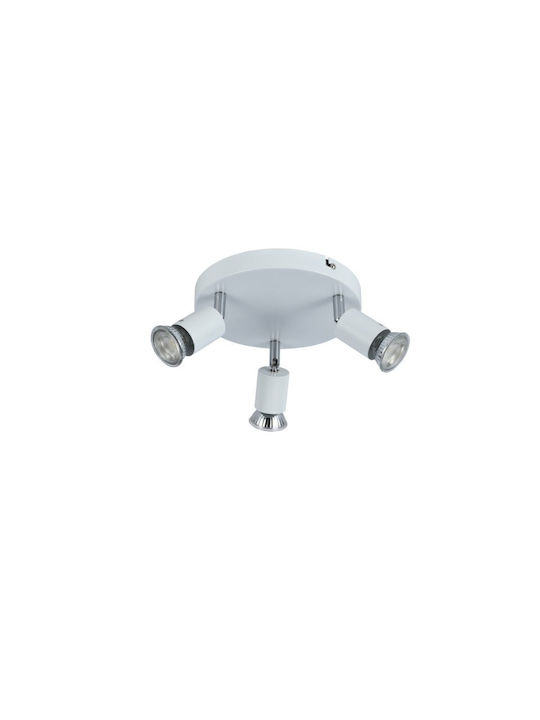 ARlight CCC 5215-3 BK Τριπλό Σποτ με Ντουί GU10 σε Μαύρο Χρώμα