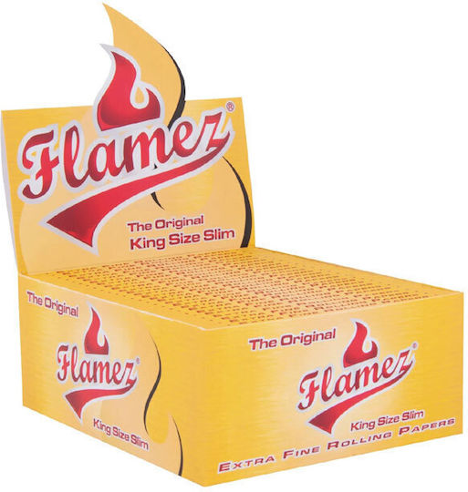Flamez Χαρτάκια Στριφτού Τσιγάρου Slim King Size 33 φύλλα 1τμχ