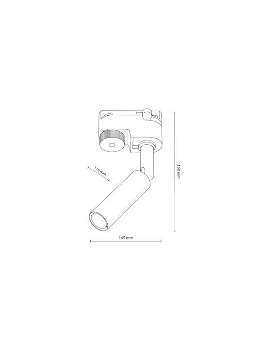 TK Lighting Μονό Σποτ με Ντουί G9 σε Λευκό Χρώμα