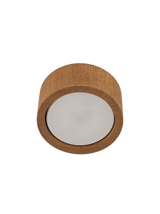 TK Lighting Μονό Σποτ με Ντουί GX53 σε Μπεζ Χρώμα