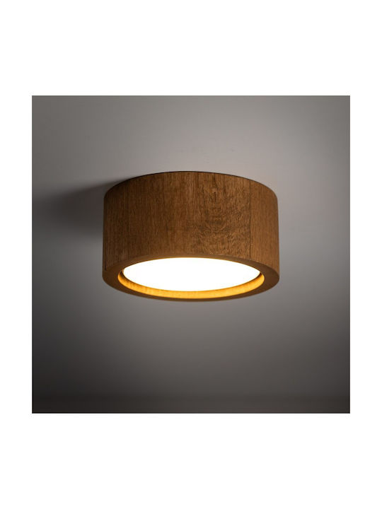 TK Lighting Μονό Σποτ με Ντουί GX53 σε Μπεζ Χρώμα