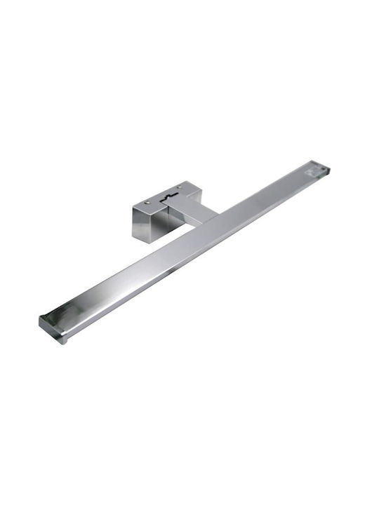 Adeleq Lamp Bathroom with Integrated LED and Natural White Light Black 80cm