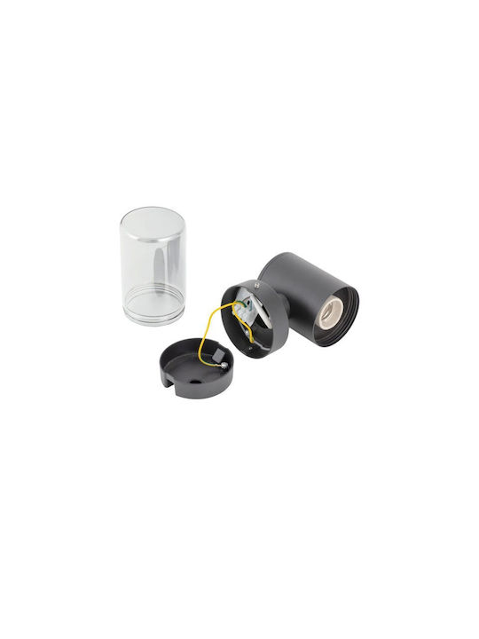 Nowodvorski Lamp Wall with Socket E27 Black 9x13x21cm