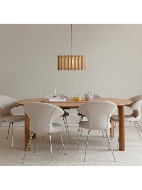 Καπέλο Φωτιστικού 1xe27 39,9x39,9cm Δρυς Mdf Komorebi Umage 2251-2 Μπεζ