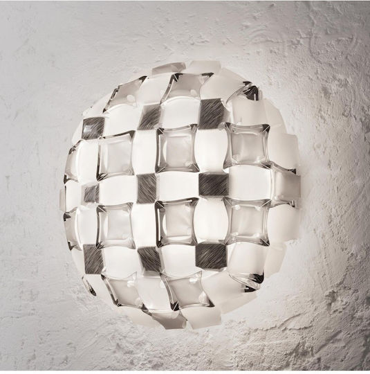 Slamp Lumină de Perete cu Soclu E14 Alb 32cm