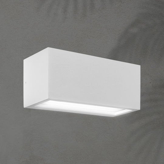 Eurolamp Επιτοίχια Εξωτερική Πλαφονιέρα E27 IP54 11x25x10εκ.