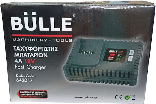 Bulle Φορτιστής Μπαταριών Εργαλείου 18V