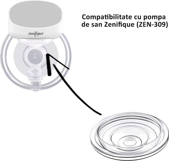 Set 3 Diaphragms Zenifique Zen-309 Breast Pump Made Transparent Silicone
